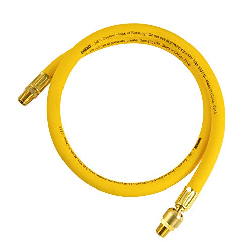 DeWalt DXCM012-0208 3/8” x 3’ Premium Hybrid Whip Hose , Yellow