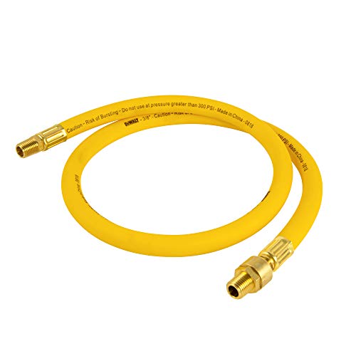 DeWalt DXCM012-0208 3/8” x 3’ Premium Hybrid Whip Hose , Yellow