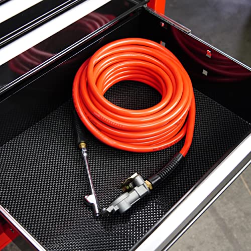 ABN 50ft Air Compressor Hose 3/8 Inch - 300 PSI Heavy Duty Lightweight PVC Flex Air Hose