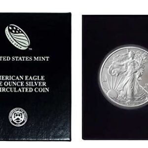 2012 - American Silver Eagle in Plastic Air Tite and Gift Box with our Certificate of Authenticity Dollar US Mint Uncirculated