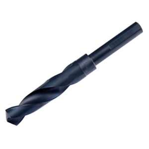 MAXTOOL 33/64" Silver and Deming Drill Bits HSS M2 S & D Drill Bits Prentice Twist Drills Black Oxide 3-Flat on 1/2" Shank 3-Flat 6" OAL; SD02B03R033