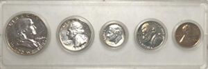 1960 p silver us proof set comes in a hard plastic holder proof