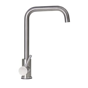 lippert components flow max square gooseneck kitchen faucet for rvs and residential