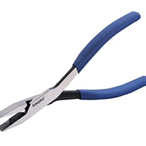 Kauplus 8-inch Duck Bill Flat Nose Pliers 8” Flat Nose Long Reach Plier