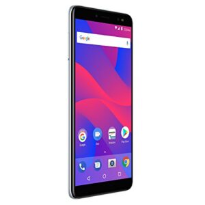 blu vivo xl3 -5.5” hd+ 18:9 display smartphone with android 8.0 oreo –silver