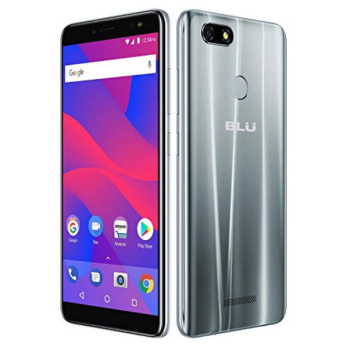 BLU Vivo XL3 -5.5” HD+ 18:9 Display Smartphone with Android 8.0 Oreo –Silver