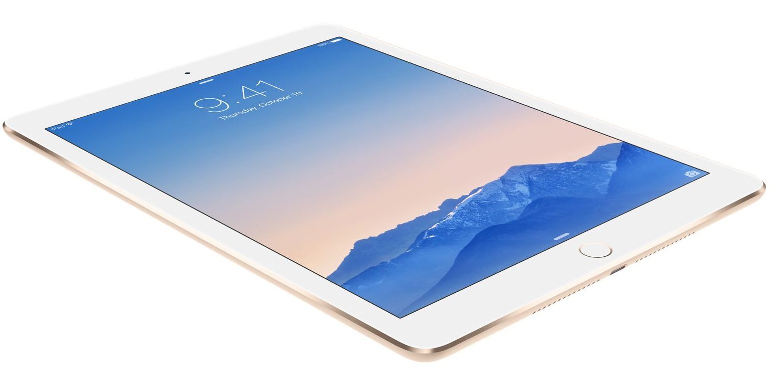 Apple iPad Air 2, 128GB, 4G + Wi-Fi - Gold (Renewed)