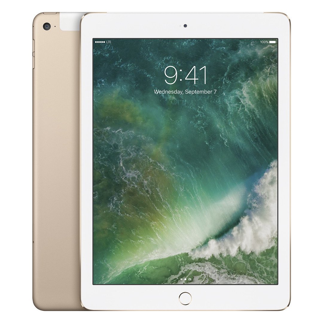 Apple iPad Air 2, 128GB, 4G + Wi-Fi - Gold (Renewed)