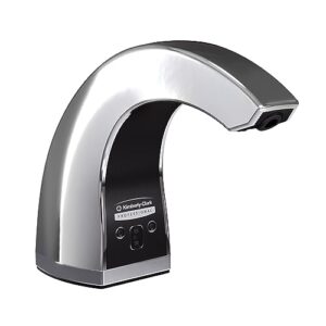 kimberly-clark professional™ touchless counter mount skin care dispenser (47604), chrome, 1.5 l capacity, 2.12" x 4.25" x 5.56" (qty 1)