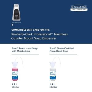 Kimberly-Clark Professional™ Touchless Counter Mount Skin Care Dispenser (47604), Chrome, 1.5 L Capacity, 2.12" x 4.25" x 5.56" (Qty 1)