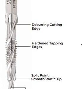 IDEAL Electrical 36-600 Standard Drill/Taps - (8 Piece) 1/4 in. Hex Shank, Drilling, Tapping, Deburring, HSS Bit Kit