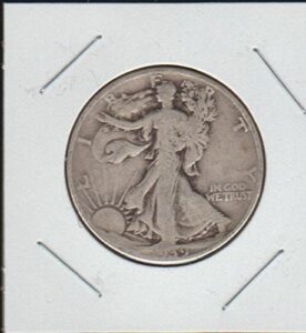 1939 d liberty walking (1916-1947) half dollar very good