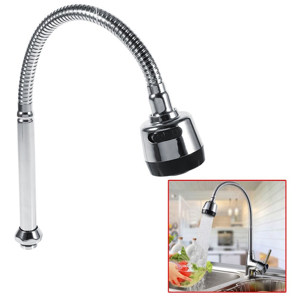 360-Degree Swivel Faucet Sprayer 304 Stainless Steel Swivel Spout Kitchen Sink Aerator Faucet Replacement Part