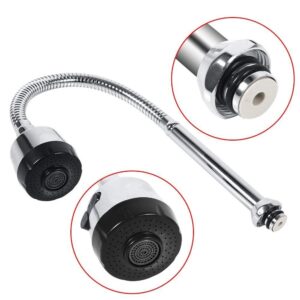 360-Degree Swivel Faucet Sprayer 304 Stainless Steel Swivel Spout Kitchen Sink Aerator Faucet Replacement Part