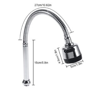 360-Degree Swivel Faucet Sprayer 304 Stainless Steel Swivel Spout Kitchen Sink Aerator Faucet Replacement Part