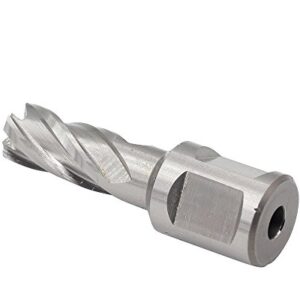 Annular Cutter JESTUOUS 3/4 Inch Weldon Shank 1/2 Cutting Diameter 1 Cutting Depth with Two-Flat HSS Kit for Magnetic Drill Press,1 Piece