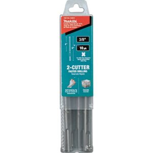 Makita B-60919 3/8" x 6" SDS-Plus Bit, 2-Cutter, 10/Pk