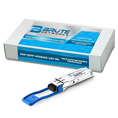 Brute Networks PAN-QSFP-40GBASE-LR4-BN - 40GBASE-LR 10km SMF 1310nm QSFP+ Transceiver (Compatible with OEM PN# PAN-QSFP-40GBASE-LR4)