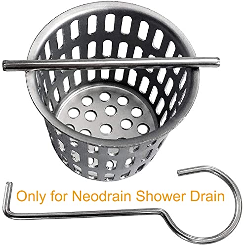 Neodrain Hair and Debris Strainer only for Neodrain Shower Drain,Hair Trap, Hair Catcher Lifting Hook