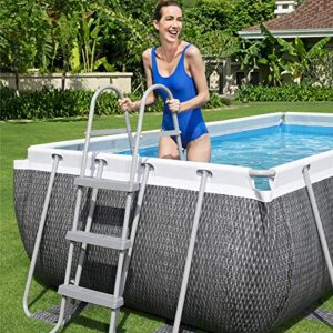 Bestway Flowclear Above Ground Swimming Pool Ladder 42" | Corrosion-Resistant Metal Frame