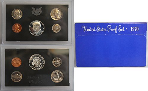 1970 S -1979 US Mint Set Clad Proof Set Run 57 coins