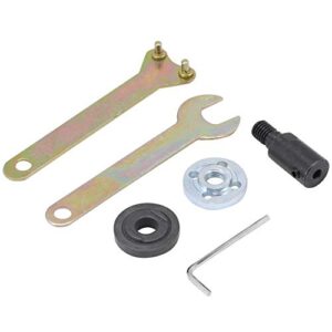 1 set angle grinder chuck kit motor shaft coupler m10-5/8/10/12mm sleeve saw blade coupling saw chuck adapter(5mm)