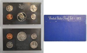 1971 s u.s. proof set in original government packaging