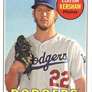 2018 Topps Heritage #216 Clayton Kershaw Los Angeles Dodgers Baseball Card