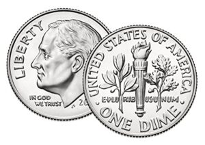 2009 p, d roosevelt dime 2 coin set uncirculated
