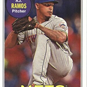 2018 Topps Heritage #217 A.J. Ramos New York Mets Baseball Card