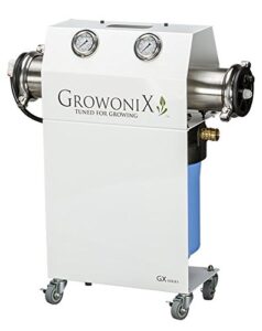 growonix gx1000-kdf 1000 gallon per day reverse osmosis system ultra high flow rate water purification filter for hydroponics gardening growing drinking h20 coffee point of use on demand purifier