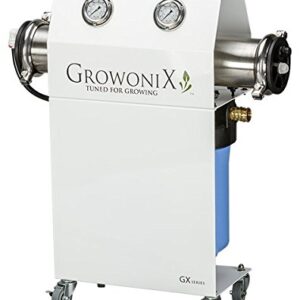 GROWONIX GX1000-KDF 1000 Gallon Per Day Reverse Osmosis System Ultra High Flow Rate Water Purification Filter for Hydroponics Gardening Growing Drinking H20 Coffee Point of use On Demand Purifier