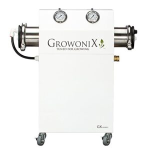 GROWONIX GX1000-KDF 1000 Gallon Per Day Reverse Osmosis System Ultra High Flow Rate Water Purification Filter for Hydroponics Gardening Growing Drinking H20 Coffee Point of use On Demand Purifier