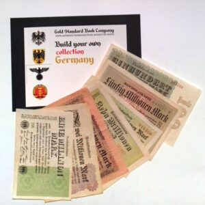 1923 Germany Hyper Inflation Full set of Authentic notes 1 to 100 Million Mark Banknotes (Build Your Own Collection)