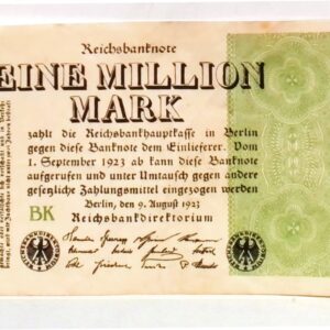 1923 Germany Hyper Inflation Full set of Authentic notes 1 to 100 Million Mark Banknotes (Build Your Own Collection)