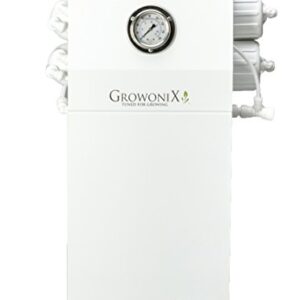 GROWONIX GX400 400 Gallon Per Day Reverse Osmosis System Ultra High Flow Rate Water Purification Filter for Hydroponics Gardening Growing Drinking H20 Coffee Point of use On Demand Purifier