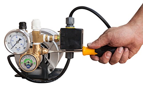 GROWONIX BP-6010 Booster Pump, 2000GPD Gallons Per Day, RO Pump for the EX600, EX1000, GX600, GX1000 Reverse Osmosis Systems, 150 PSI, Low Pressure Cutoff, Marathon Motor