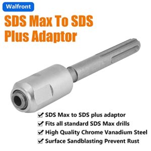 SDS Max to SDS Plus Adapter for Rotary Hammers Connection SDS Max to SDS Plus Drill Converter Shank Quick Tool for Demolition Hammers