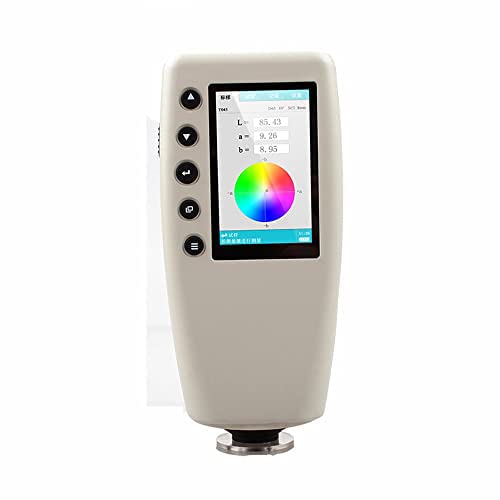 CNYST Colorimeter Color Meter with Switchable Aperture 4mm/8mm TFT True Color Display Screen Data Storage Function