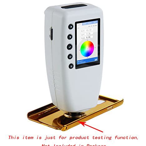 CNYST Colorimeter Color Meter with Switchable Aperture 4mm/8mm TFT True Color Display Screen Data Storage Function