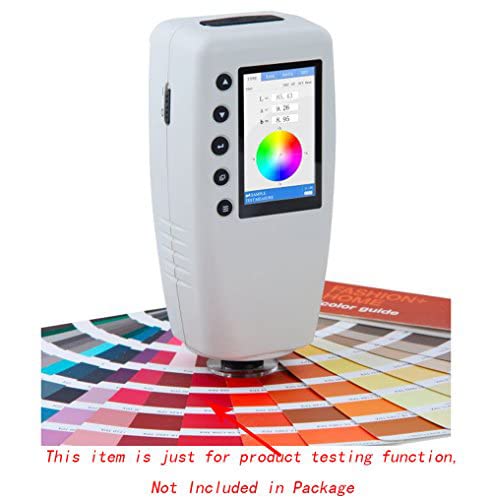 CNYST Colorimeter Color Meter with Switchable Aperture 4mm/8mm TFT True Color Display Screen Data Storage Function