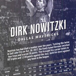 2017-18 Panini Prestige #76 Dirk Nowitzki Dallas Mavericks Basketball Card