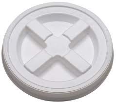 5 Gallon White Gamma Seal Lids -12 Pack