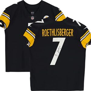 Ben Roethlisberger Pittsburgh Steelers Autographed Nike Black Elite Jersey - Autographed NFL Jerseys