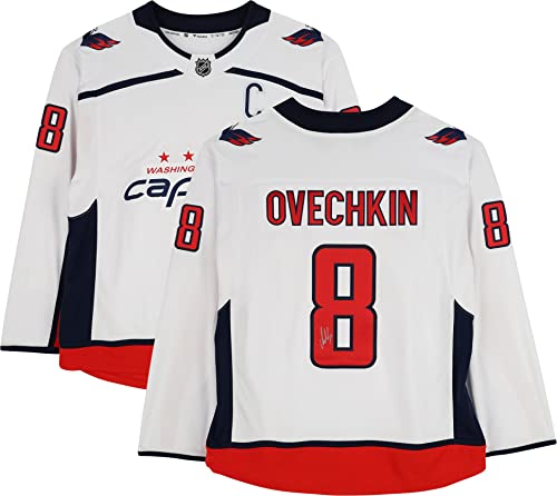 Alex Ovechkin Washington Capitals Autographed White Fanatics Breakaway Jersey - Autographed NHL Jerseys