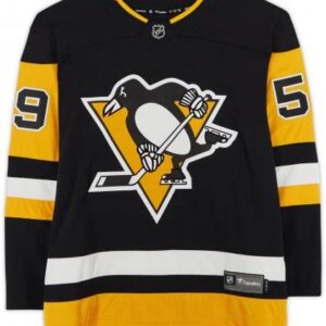 Jake Guentzel Pittsburgh Penguins Autographed Black Fanatics Breakaway Jersey - Autographed NHL Jerseys