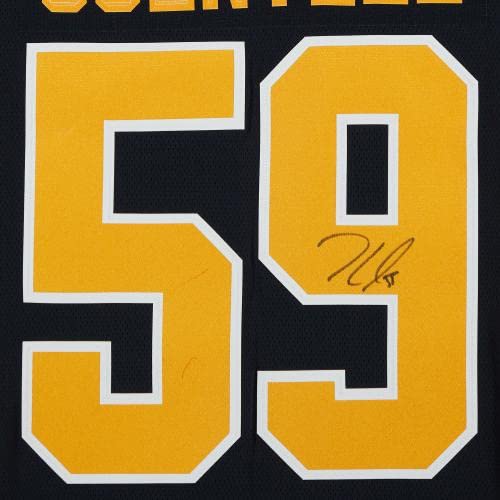 Jake Guentzel Pittsburgh Penguins Autographed Black Fanatics Breakaway Jersey - Autographed NHL Jerseys