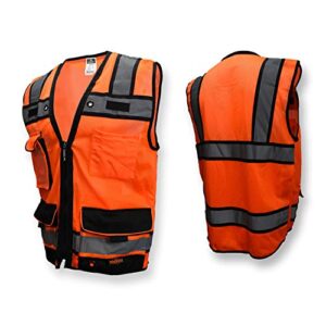 Radians SV65-2ZOM-M Industrial Safety Vest, Orange, Medium, Large