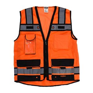 Radians SV65-2ZOM-M Industrial Safety Vest, Orange, Medium, Large