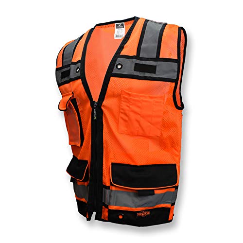 Radians SV65-2ZOM-M Industrial Safety Vest, Orange, Medium, Large